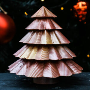 3D chocolade kerstboom